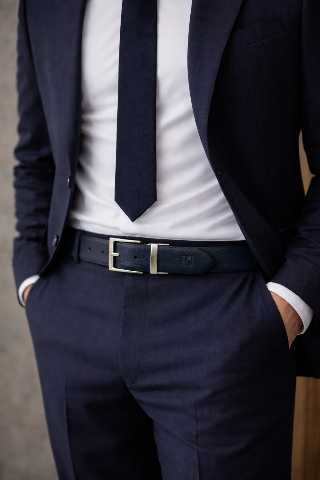 Metro Luxe Formal Reversible Leather Belt