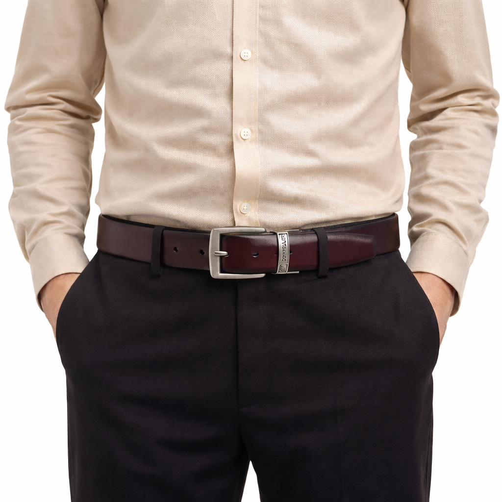 Apex Formal Reversible Leather Belt