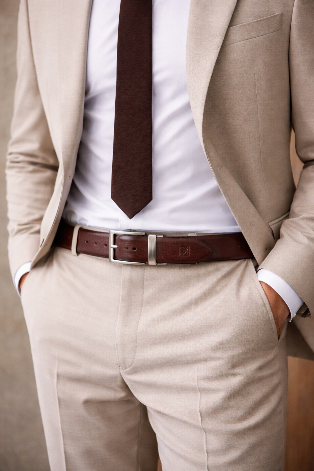 Metro Luxe Formal Reversible Leather Belt