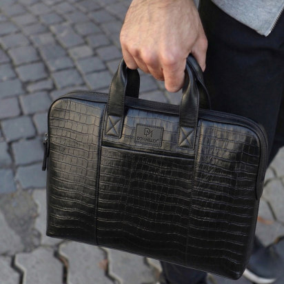 Adrian Croco Slim Laptop Bag