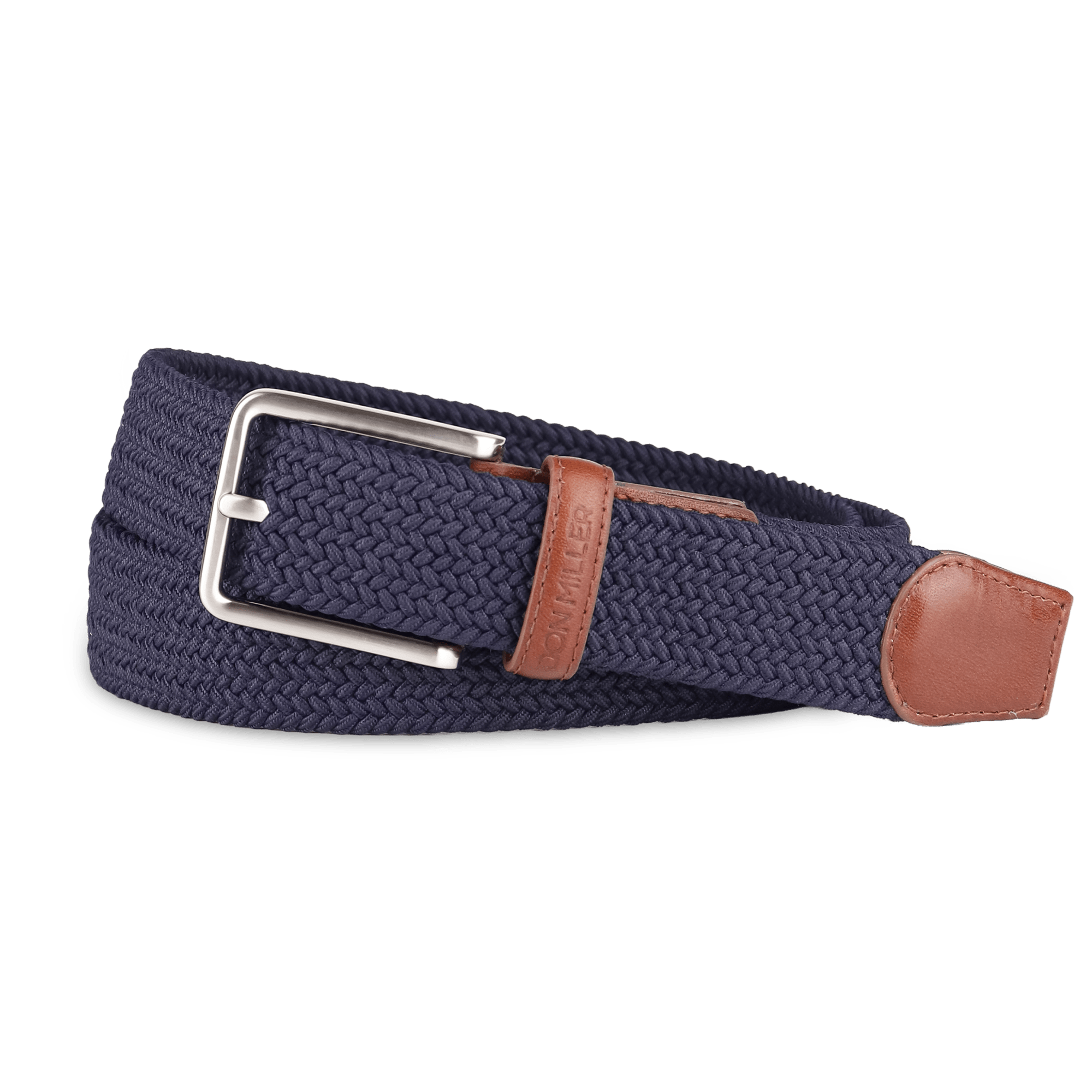 Cooper Braided Stretch Casual Webbing Belt - Don Miller