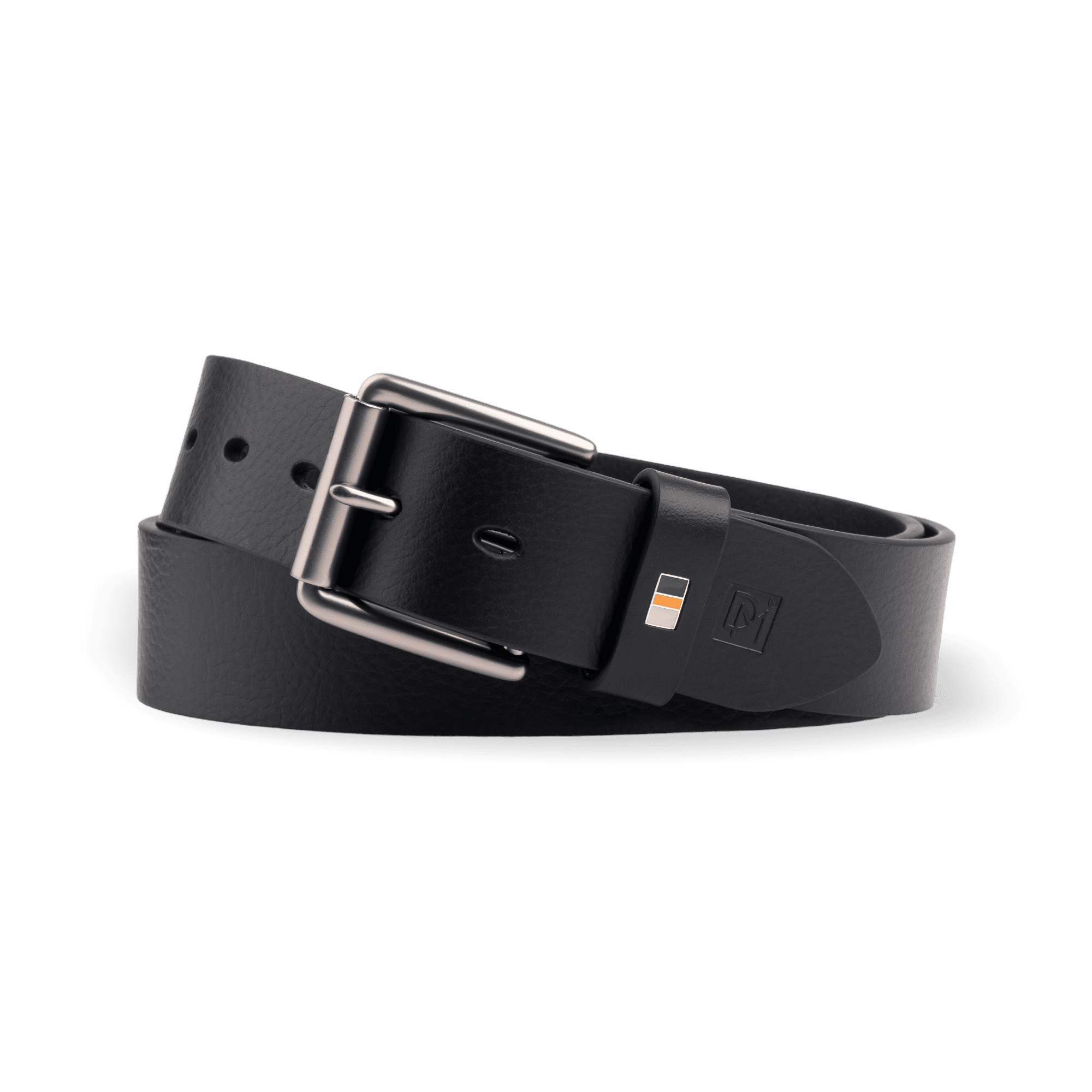 Insignia Roller Buckle Casual Leather Belt - Don Miller