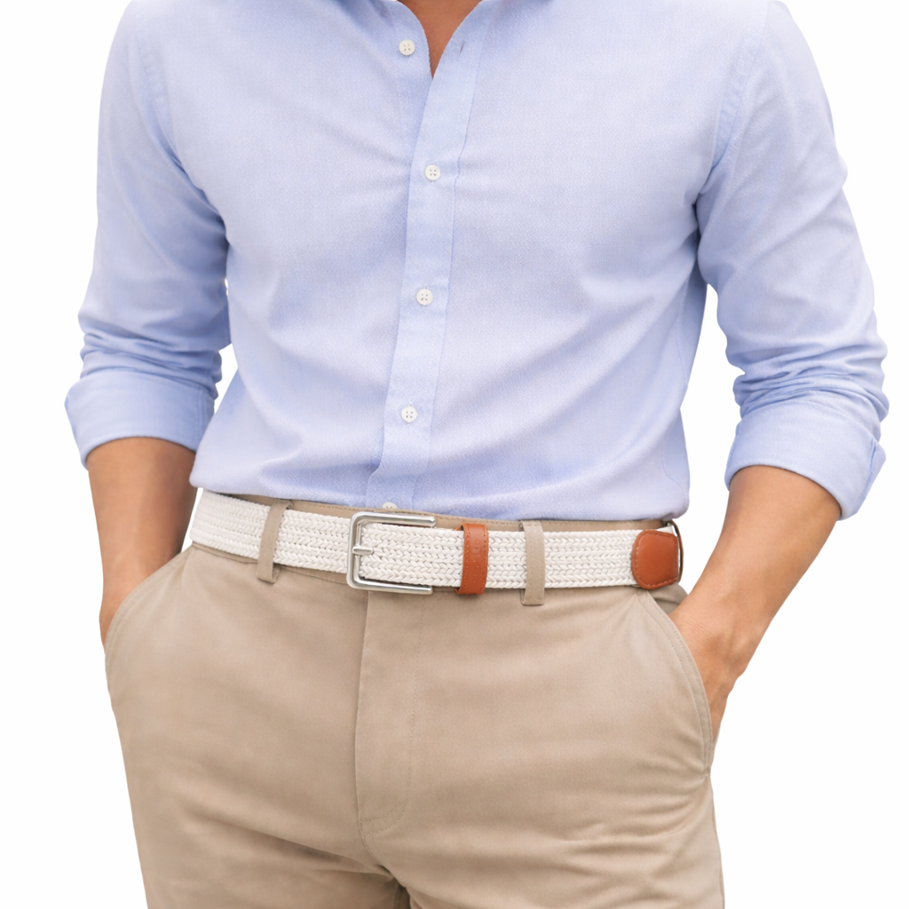 Cooper Braided Stretch Casual Webbing Belt