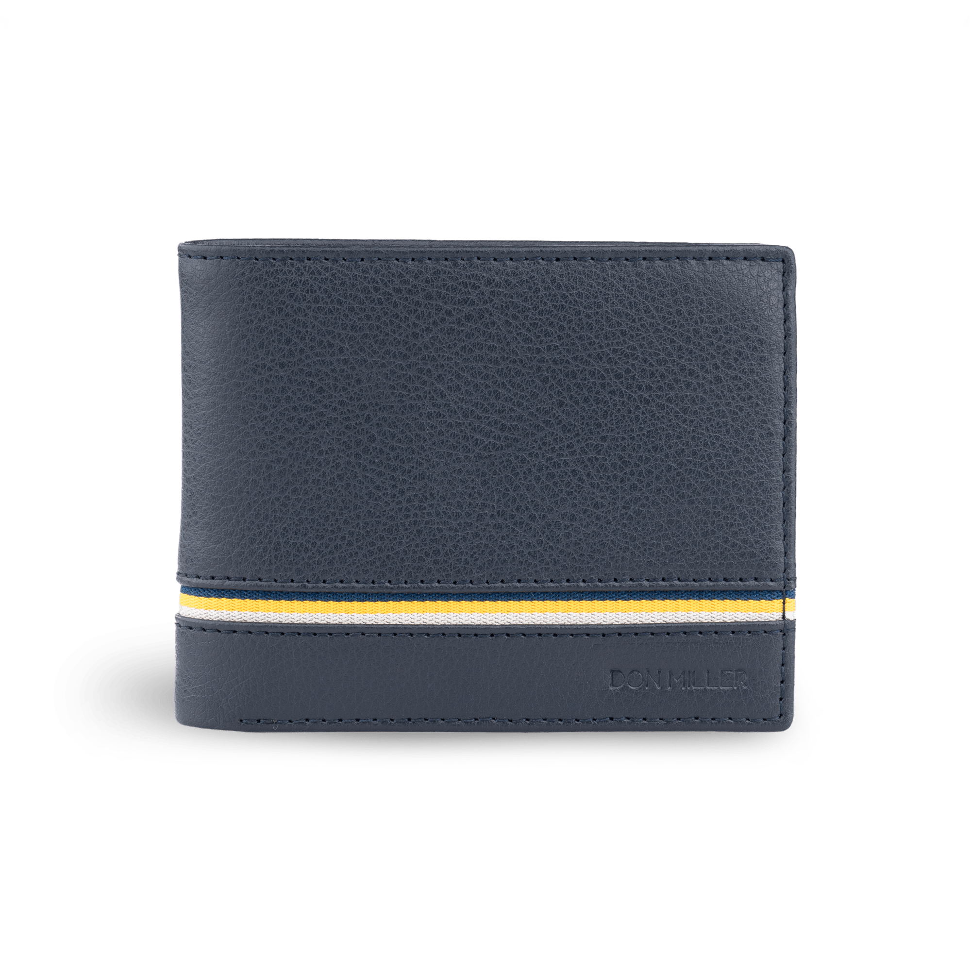 Signature Stripe Slimfold Coin Pocket Wallet - Don Miller