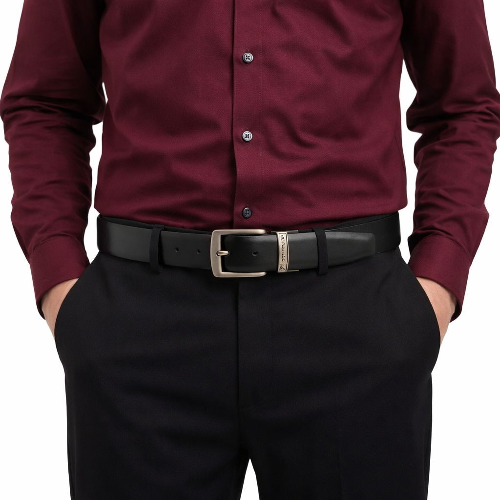 Apex Formal Reversible Leather Belt