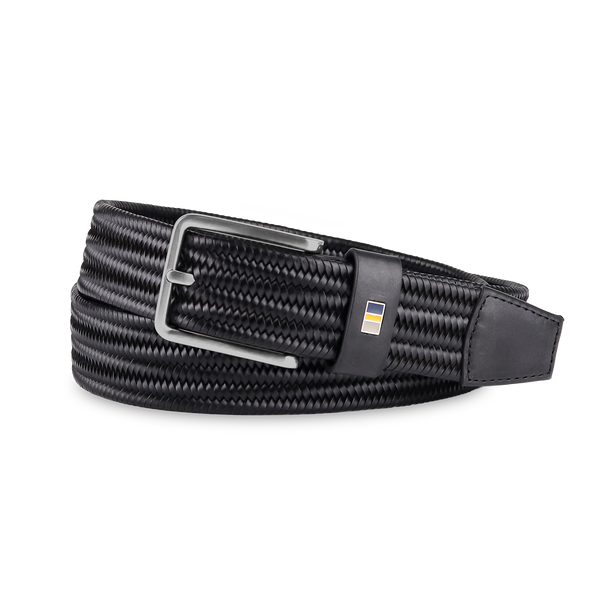Leon Braided Stretch Semi Formal Leather Belt