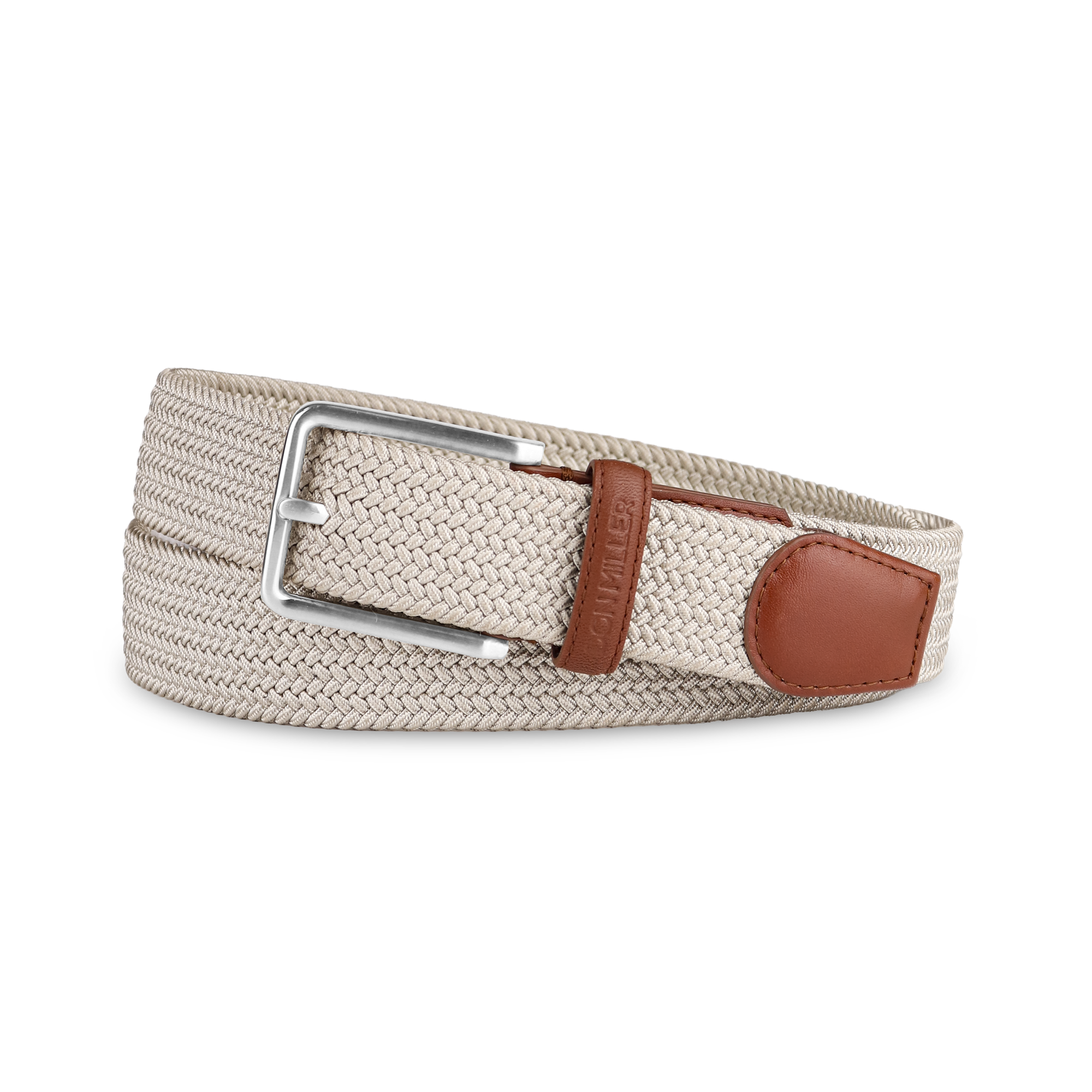 Braided Belt Cotton On Mens Belts Men's Woven Stretch Belt In Beige