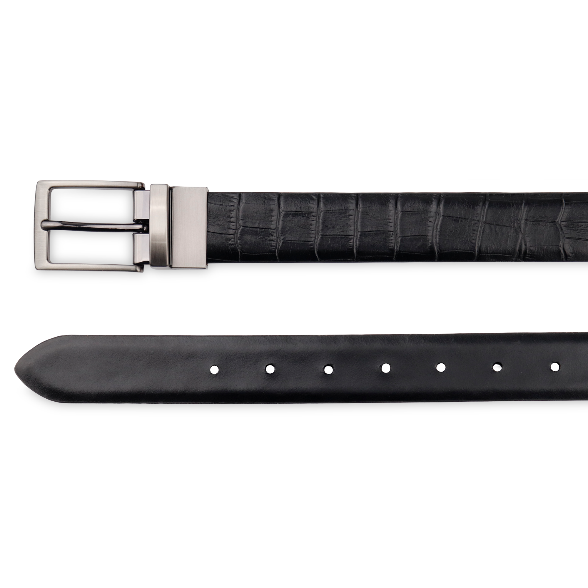 Adrian Croco Reversible Formal Leather Belt