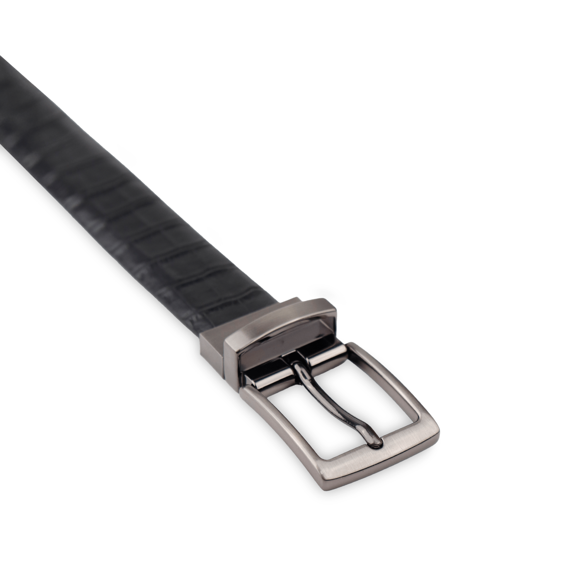 Adrian Croco Reversible Formal Leather Belt - Don Miller