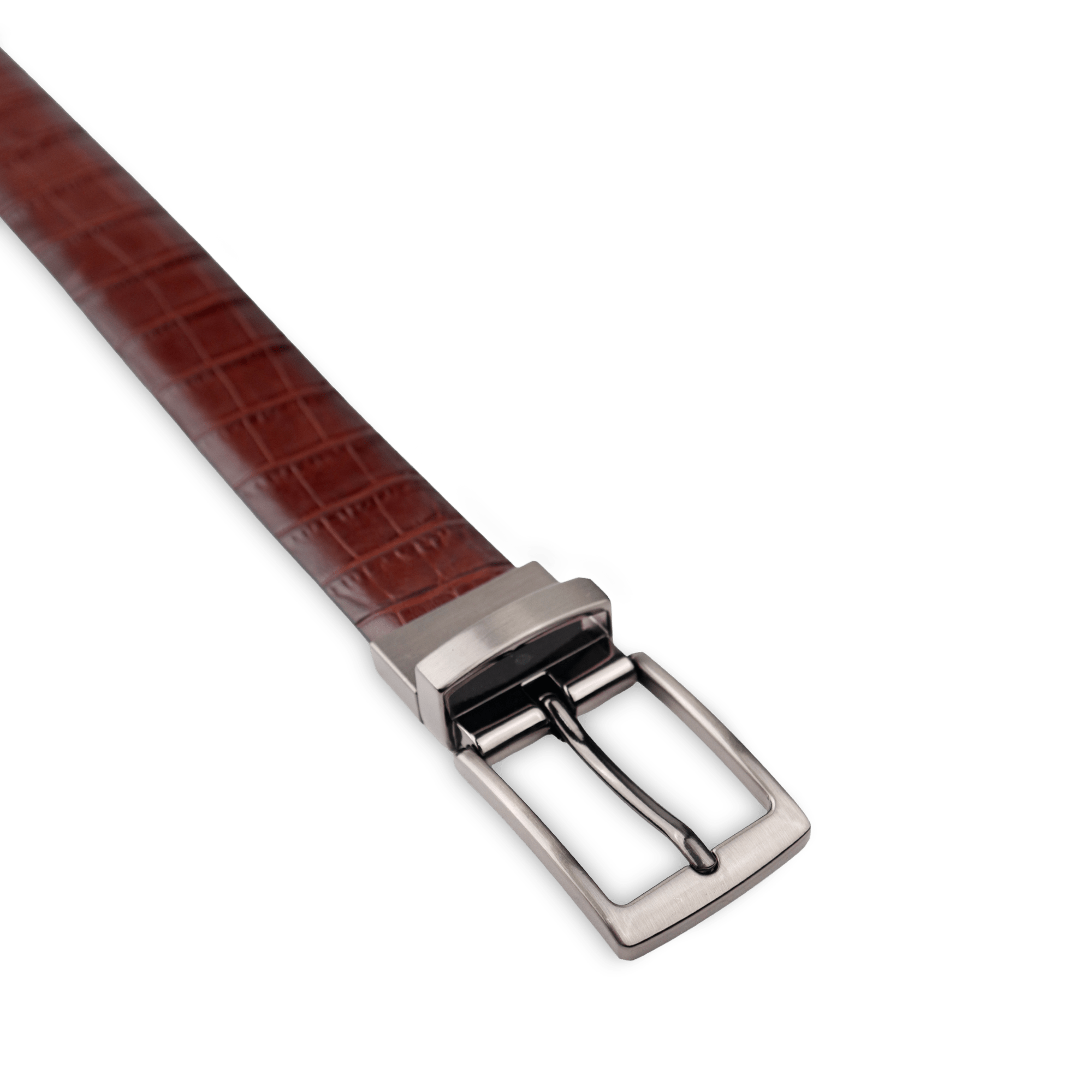 Adrian Croco Reversible Formal Leather Belt - Don Miller