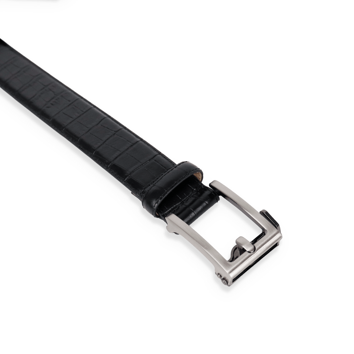 Adrian Croco Track Leather Belt - Don Miller