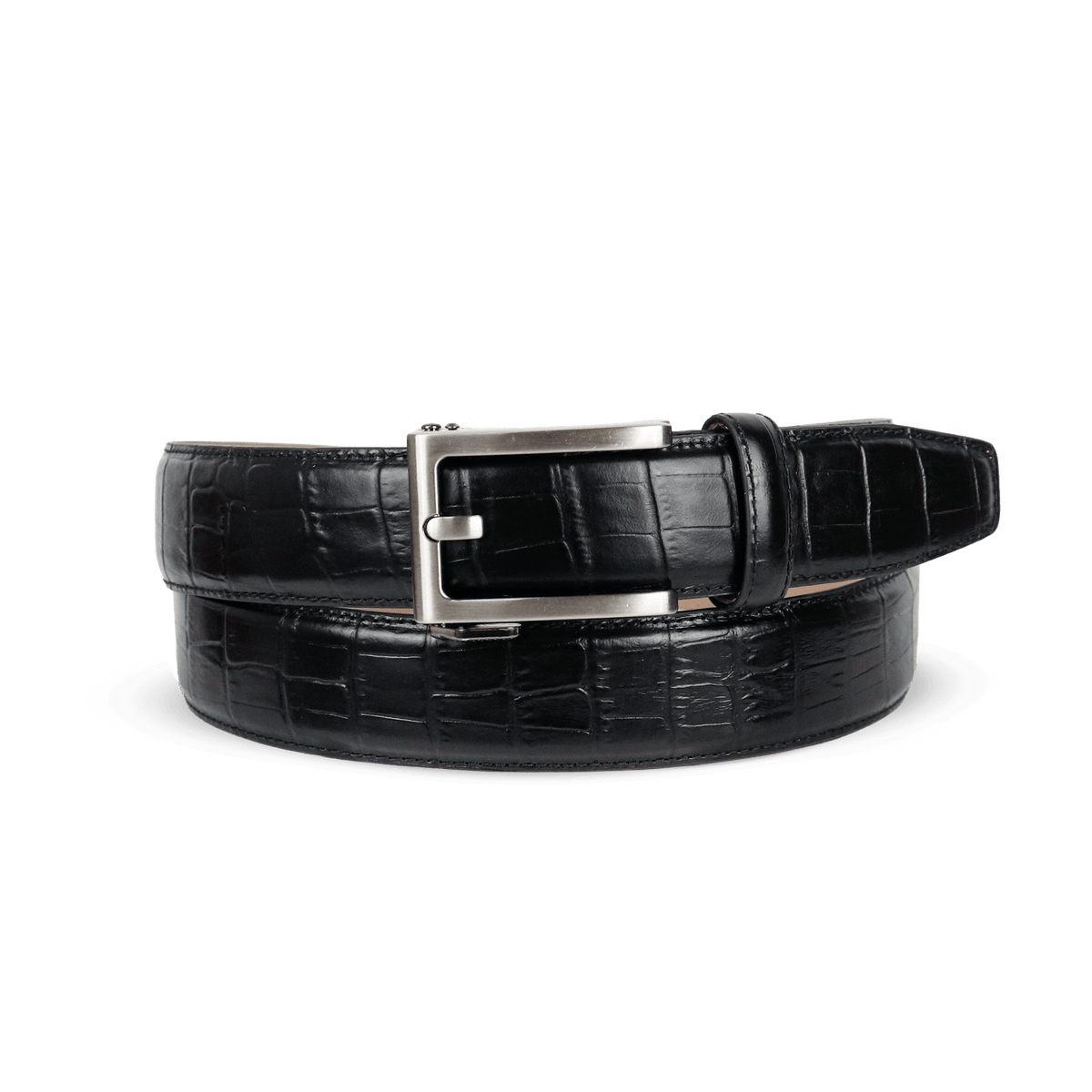 Adrian Croco Track Leather Belt - Don Miller