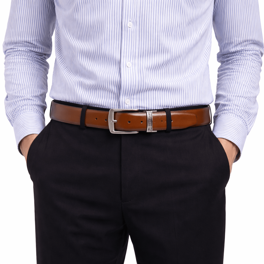 Apex Formal Reversible Leather Belt - Don Miller