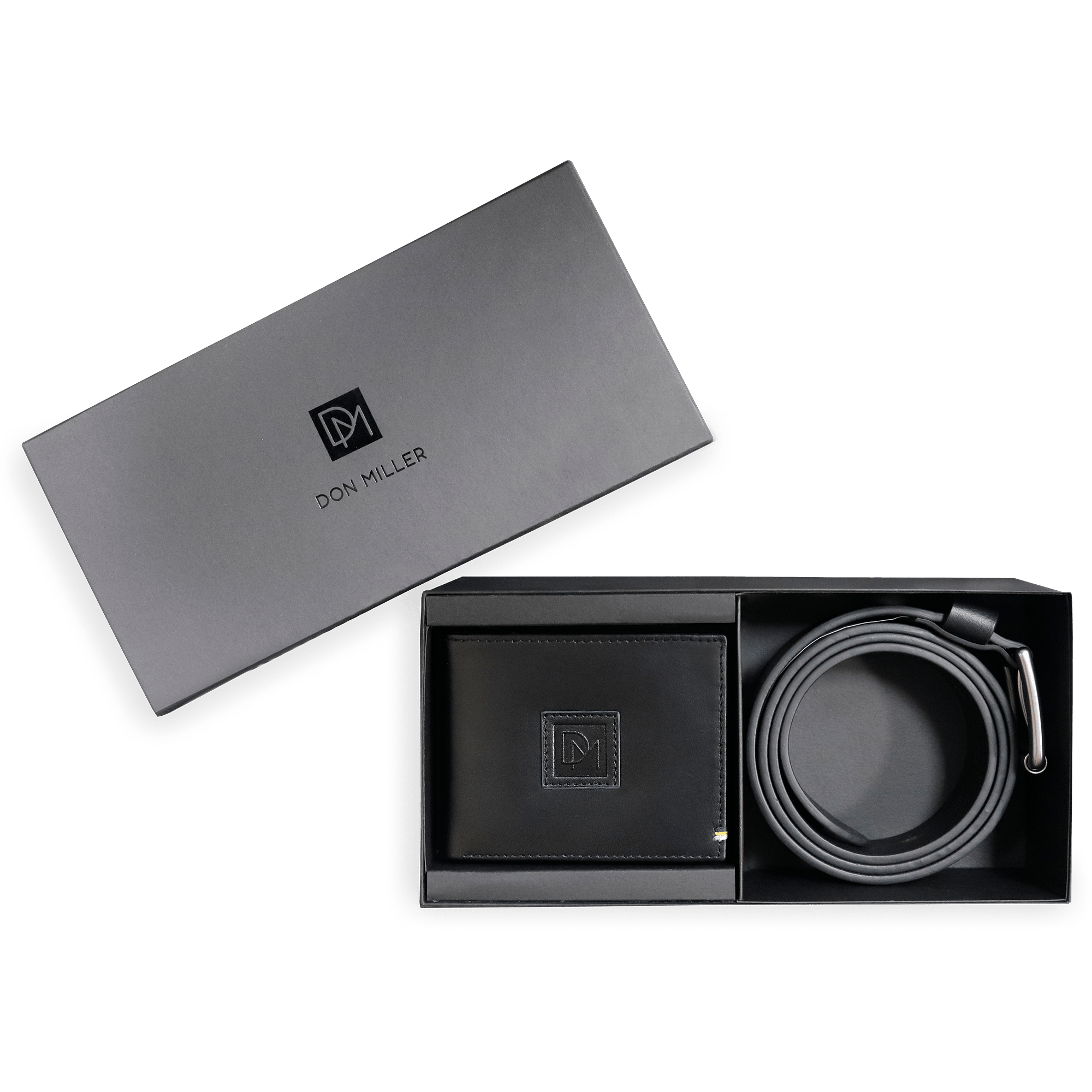 Classic Emblem Bifold and Belt Gift Set - Don Miller