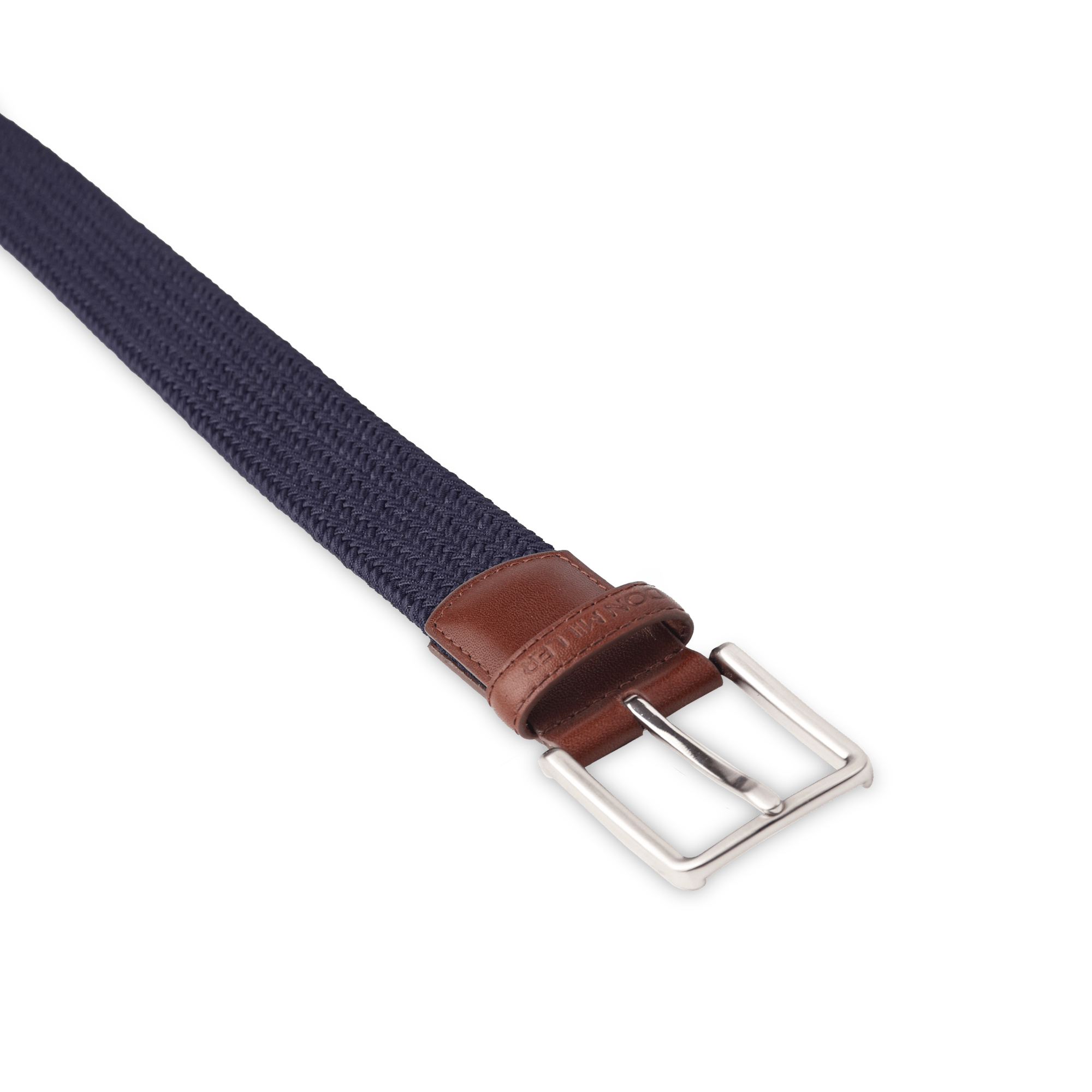 Cooper Braided Stretch Casual Webbing Belt - Don Miller