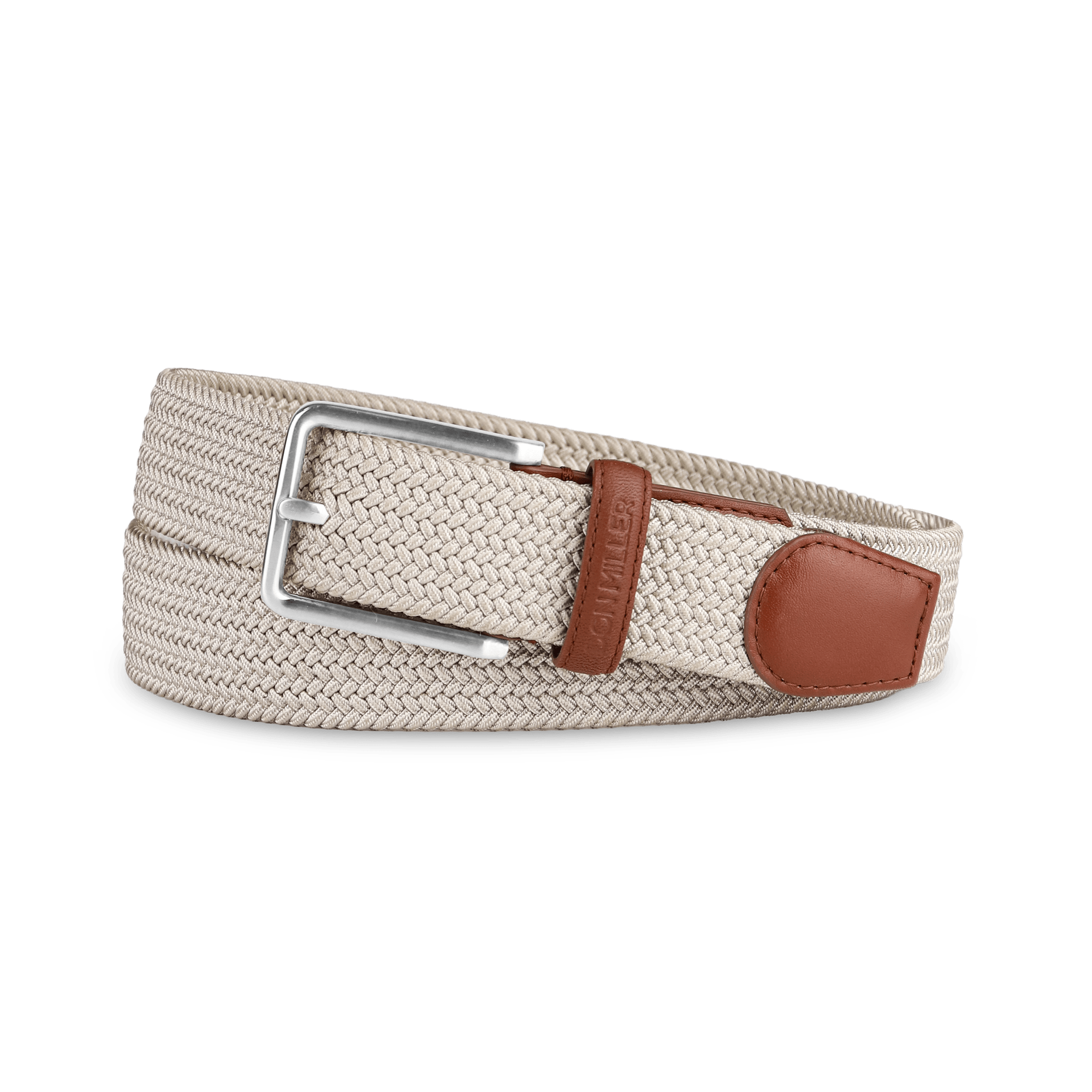 Cooper Braided Stretch Casual Webbing Belt - Don Miller