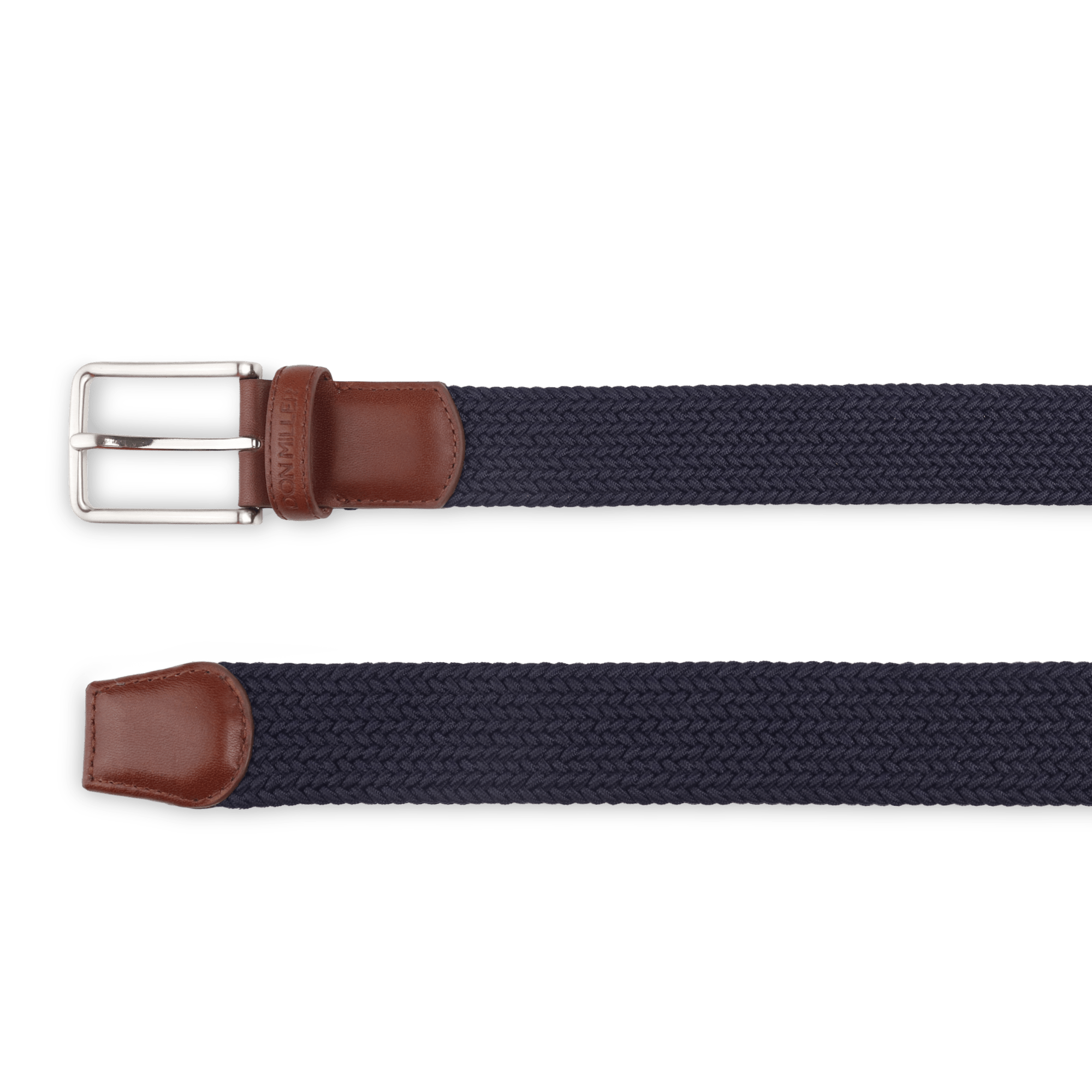 Cooper Braided Stretch Casual Webbing Belt - Don Miller