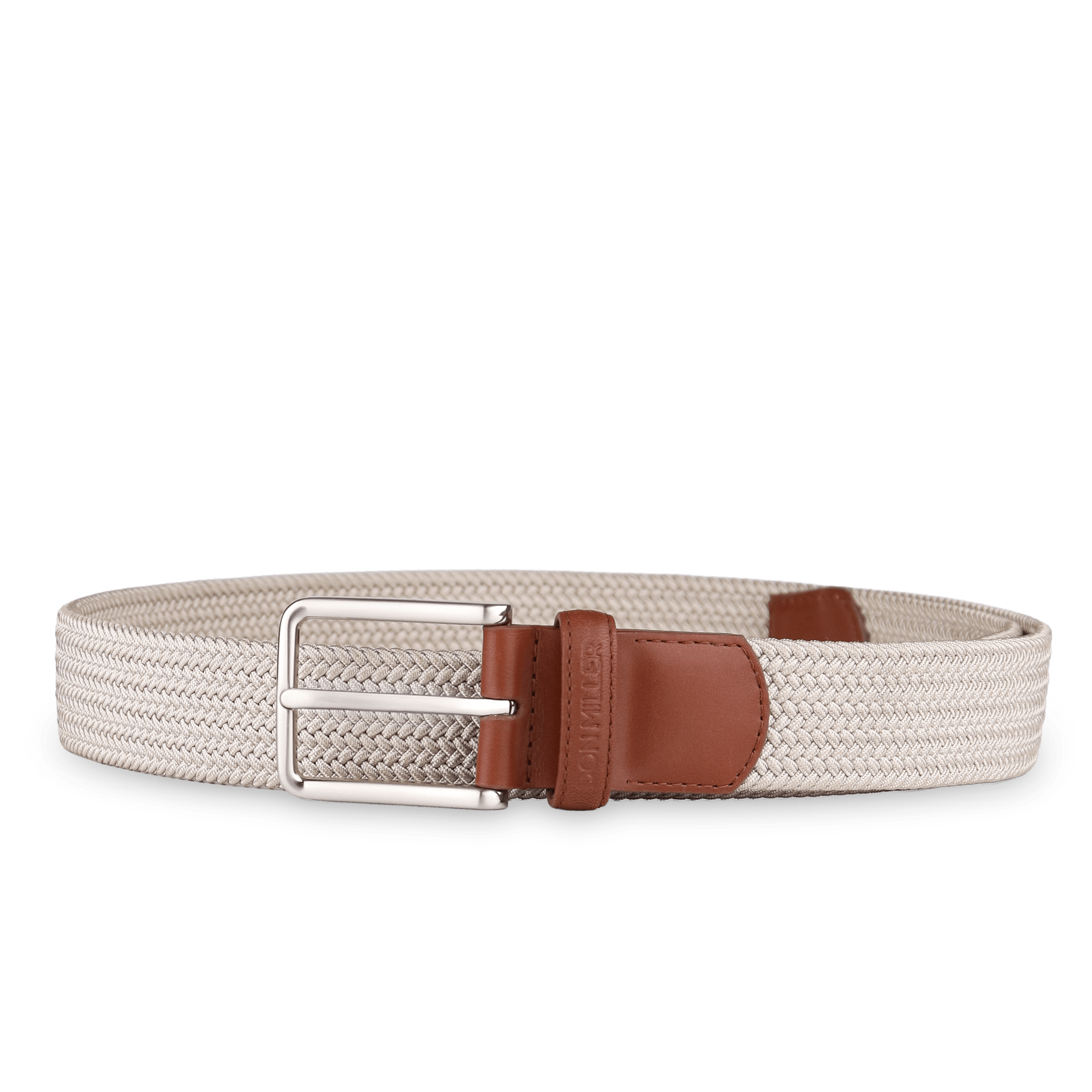 Cooper Braided Stretch Casual Webbing Belt - Don Miller