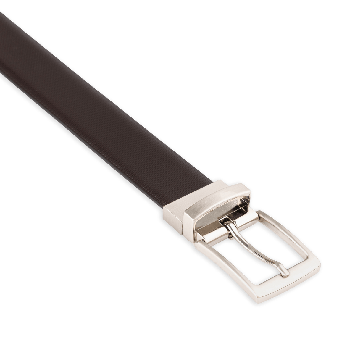 Cyber Weave Formal Reversible Leather Belt - Don Miller