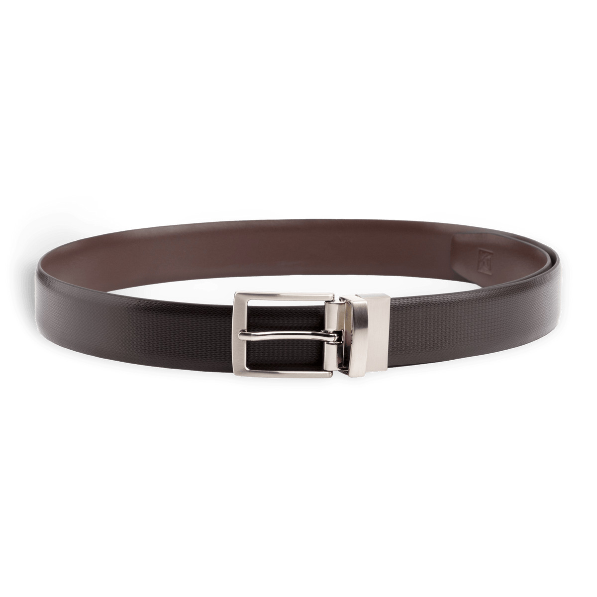 Cyber Weave Formal Reversible Leather Belt - Don Miller