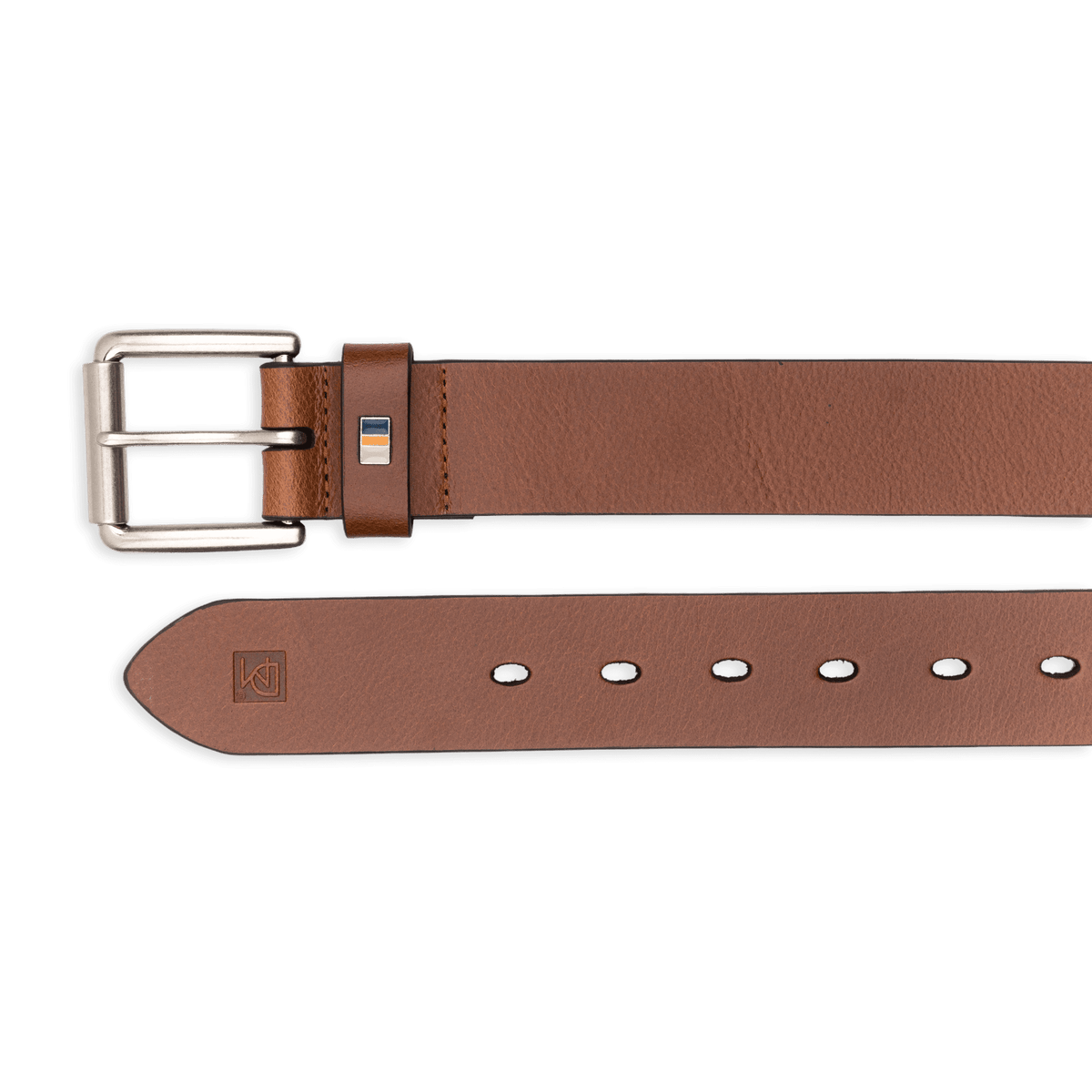 Insignia Roller Buckle Casual Leather Belt - Don Miller