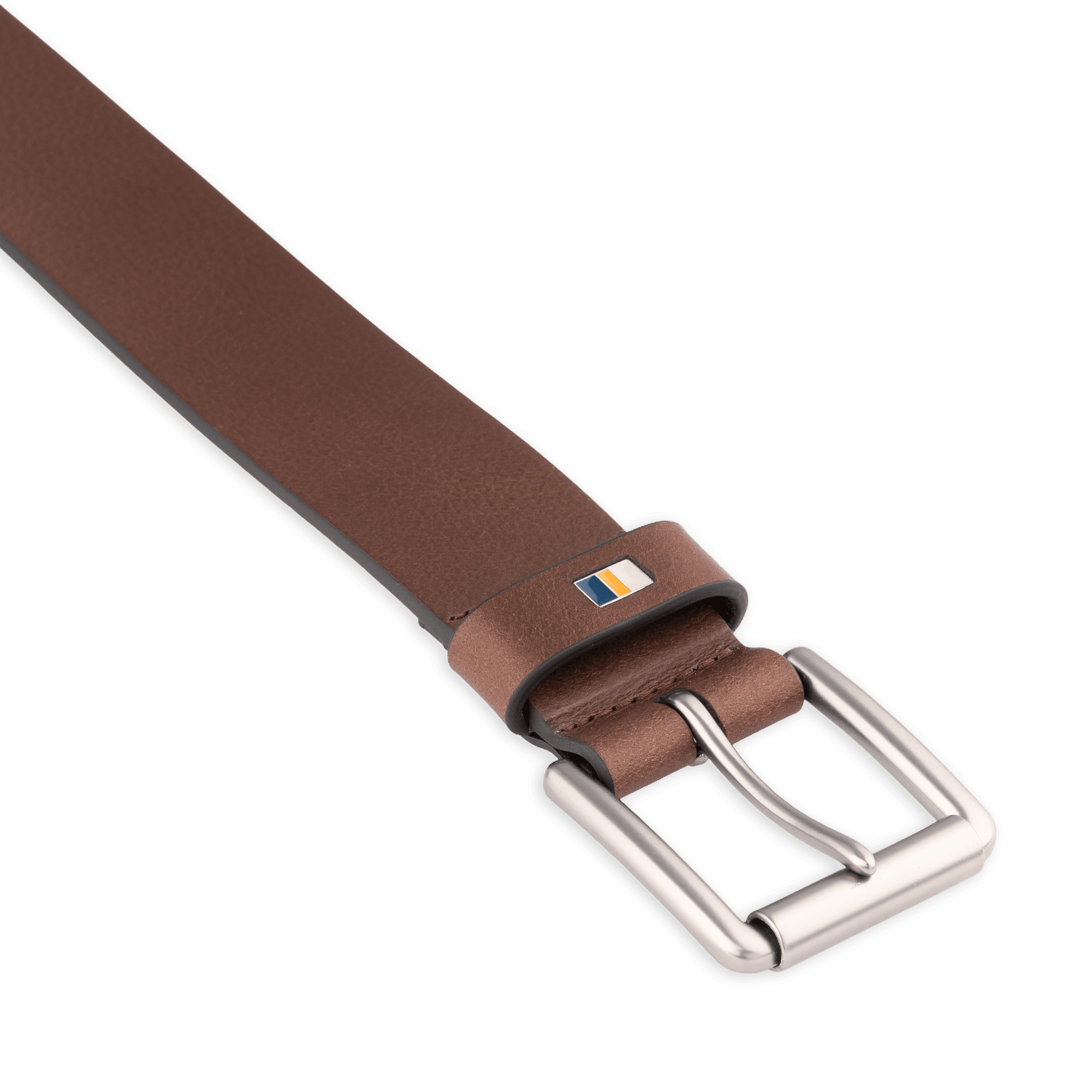 Insignia Roller Buckle Casual Leather Belt - Don Miller