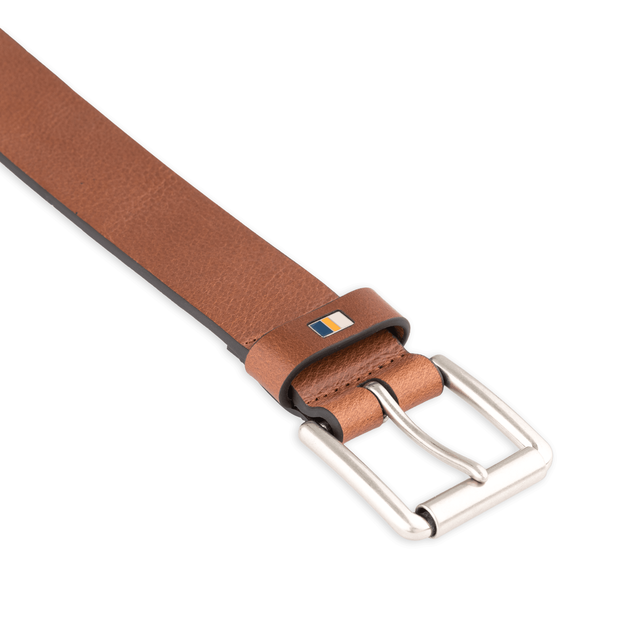 Insignia Roller Buckle Casual Leather Belt - Don Miller