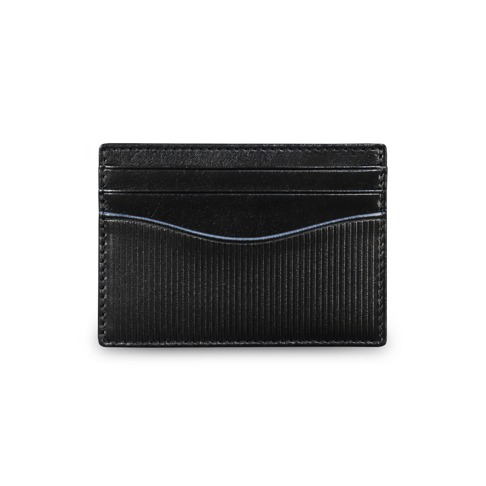 Leon Braided Leather Stretch Semi Formal Leather Belt & Polido Stripe Card Case Gift Set - Don Miller