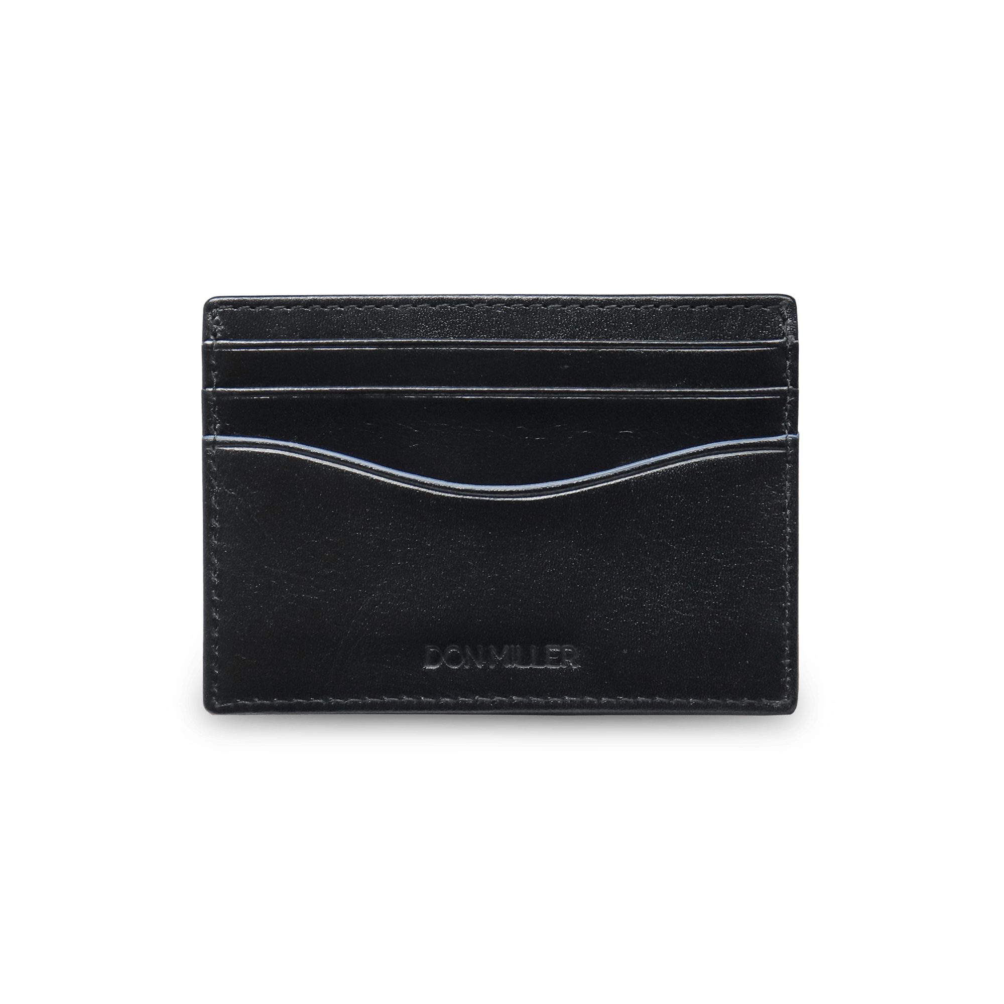 Leon Braided Leather Stretch Semi Formal Leather Belt & Polido Stripe Card Case Gift Set - Don Miller