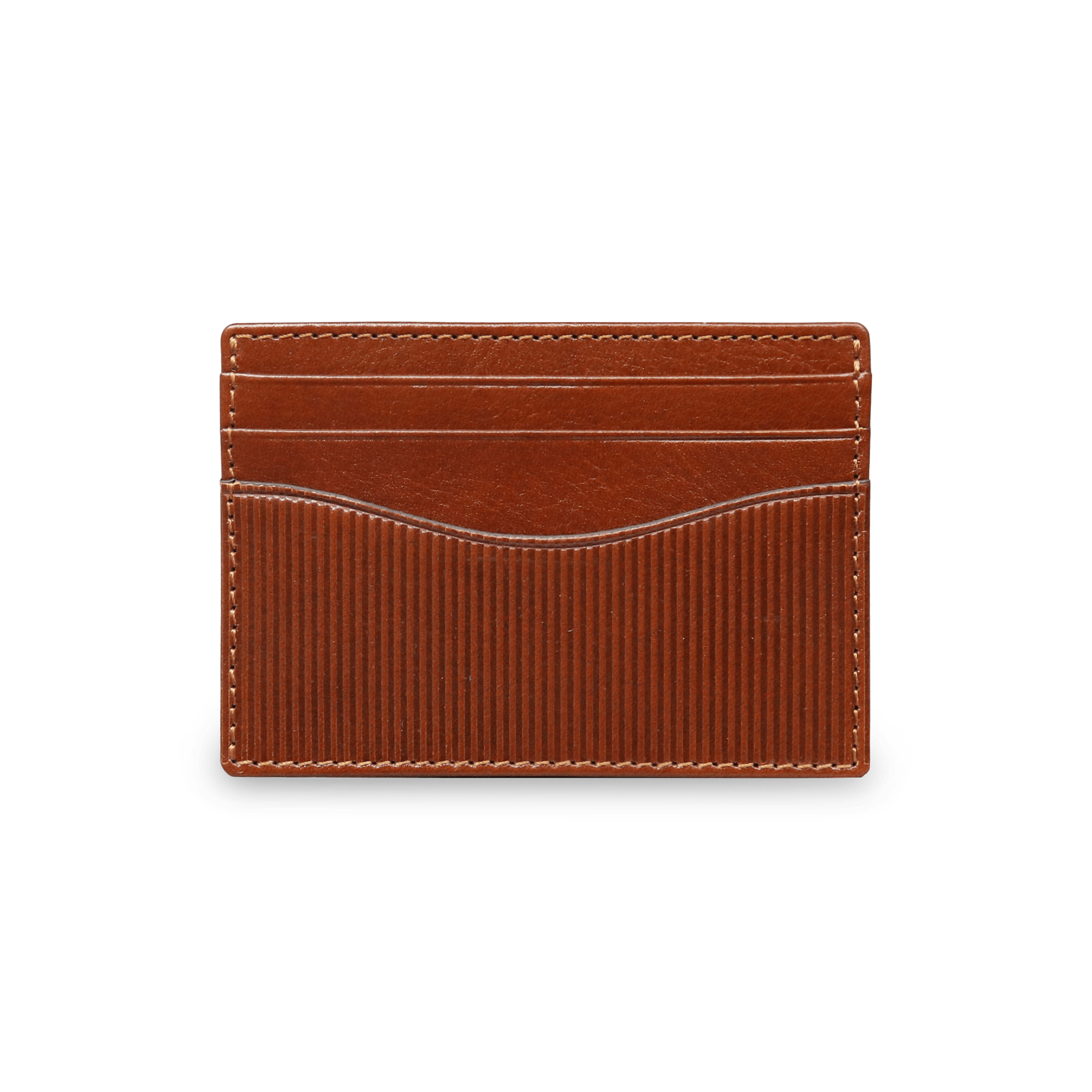 Leon Braided Leather Stretch Semi Formal Leather Belt & Polido Stripe Card Case Gift Set - Don Miller