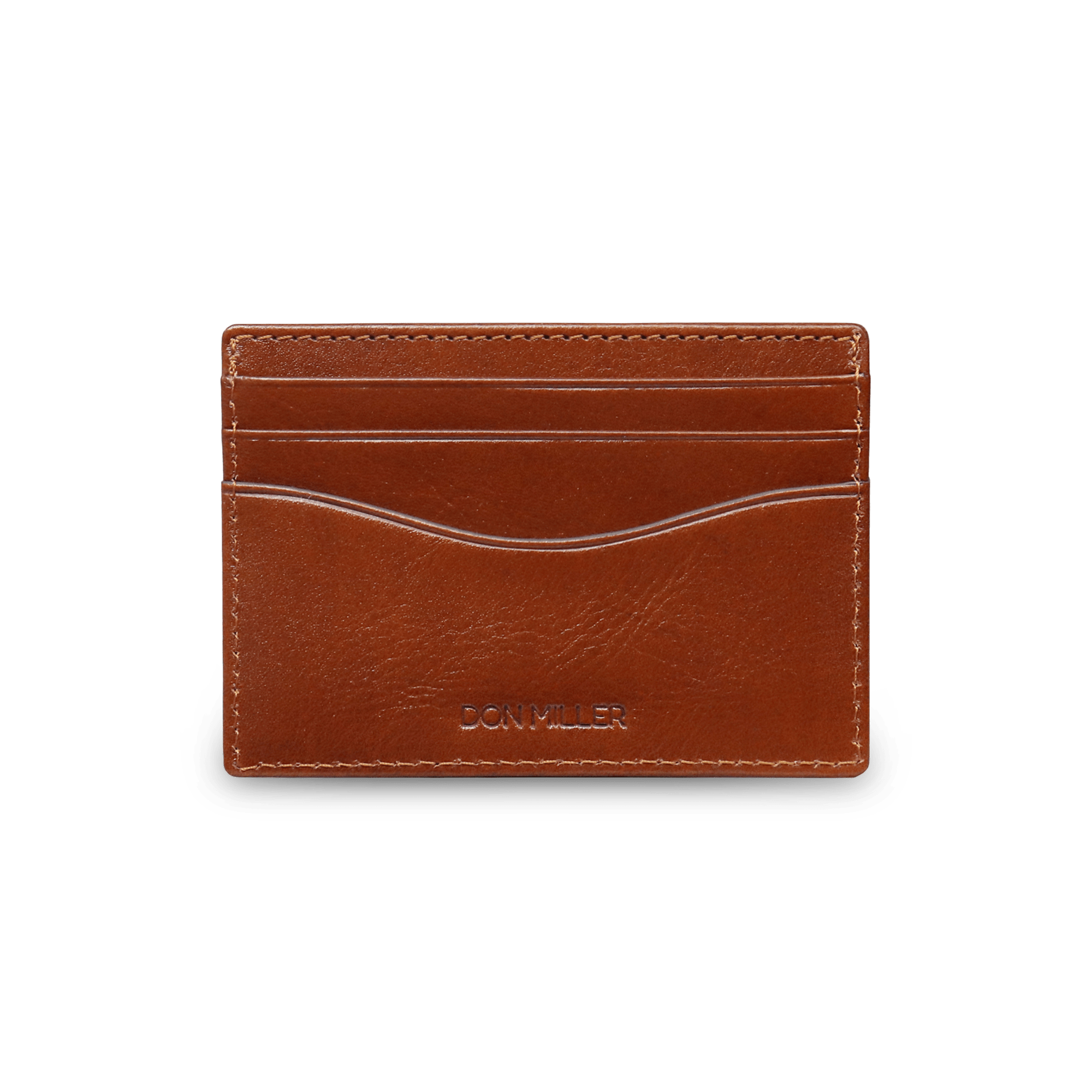 Leon Braided Leather Stretch Semi Formal Leather Belt & Polido Stripe Card Case Gift Set - Don Miller