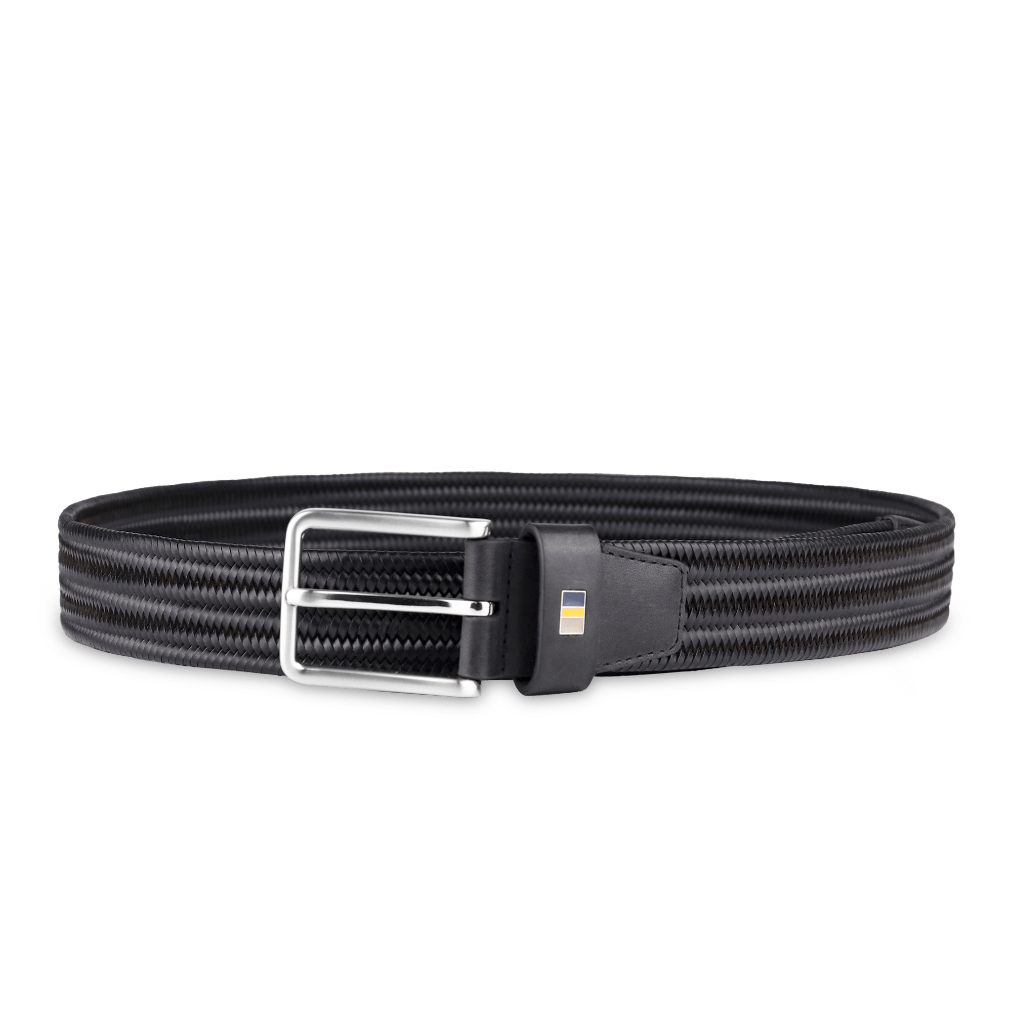 Leon Braided Stretch Semi Formal Leather Belt - Don Miller