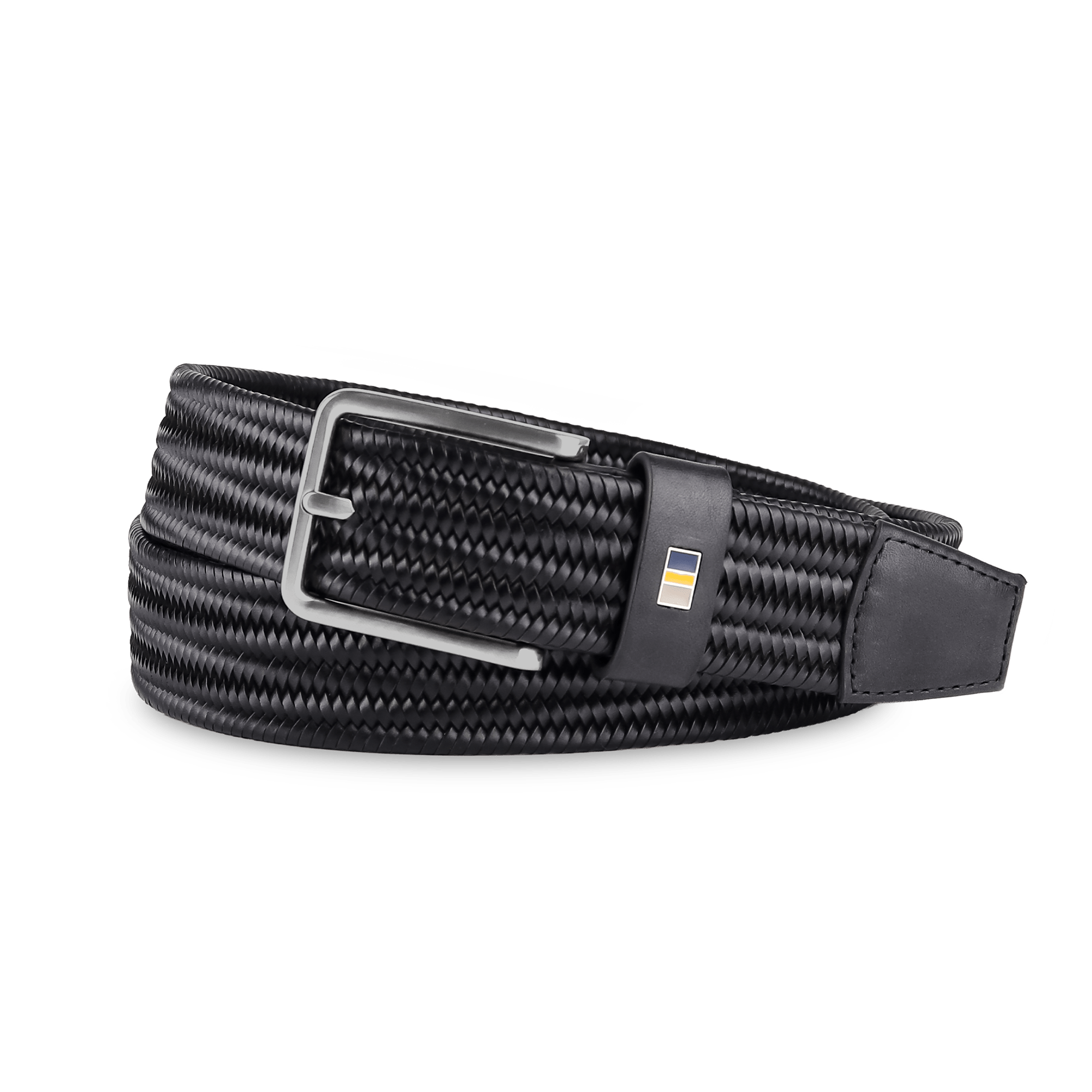 Leon Braided Stretch Semi Formal Leather Belt - Don Miller