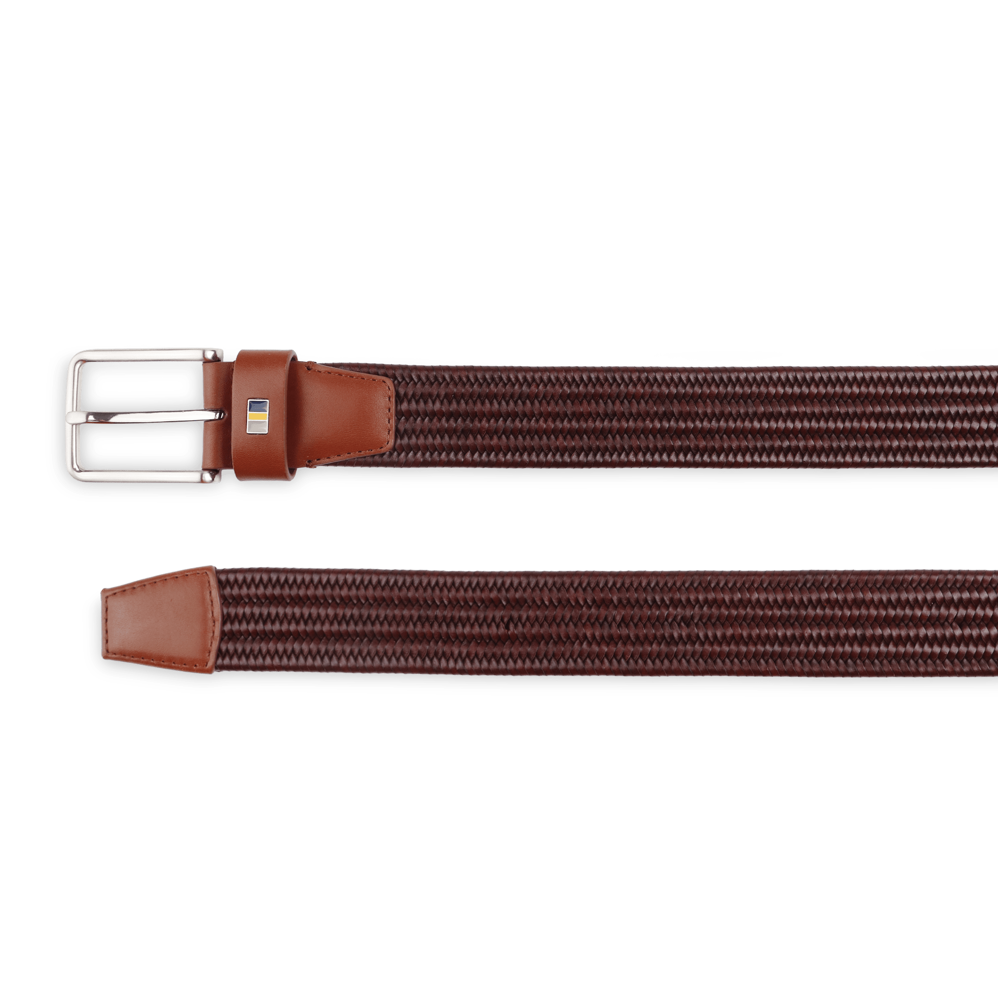 Leon Braided Stretch Semi Formal Leather Belt - Don Miller