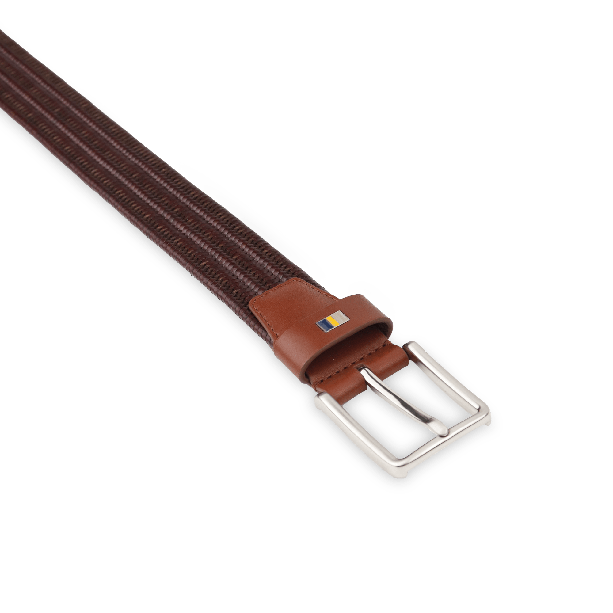 Leon Braided Stretch Semi Formal Leather Belt - Don Miller