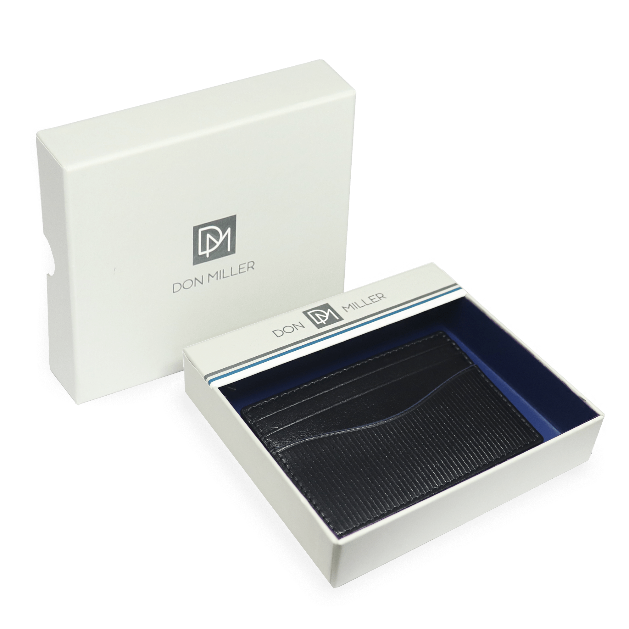 Polido Stripe Card Case - Don Miller