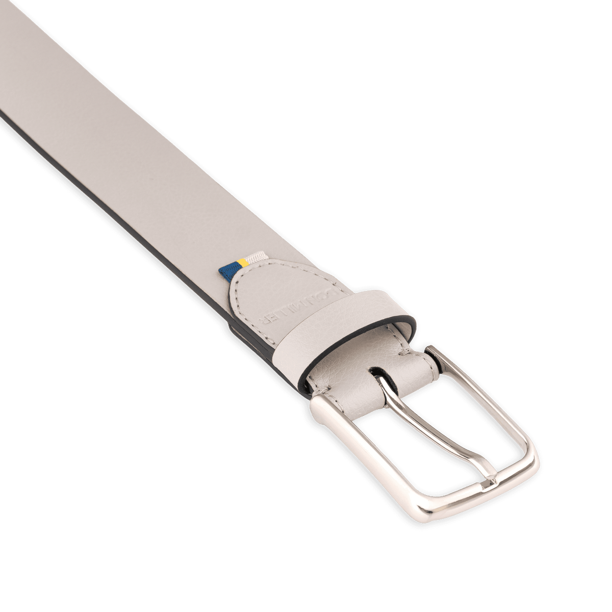 Signature Stripe Casual Leather Belt - Don Miller