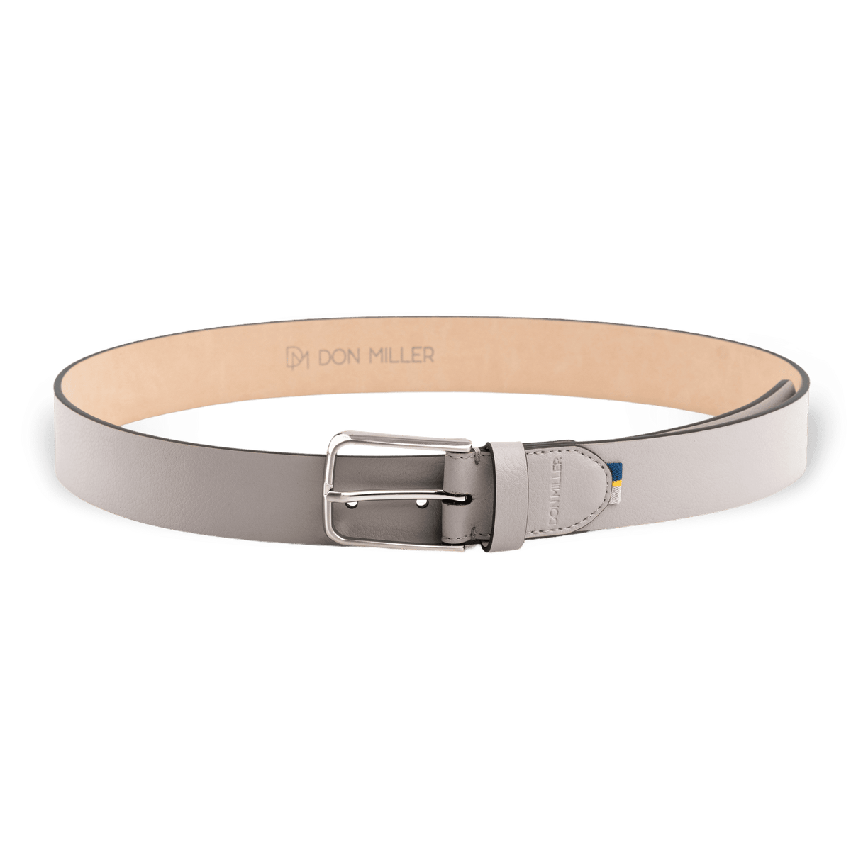 Signature Stripe Casual Leather Belt - Don Miller