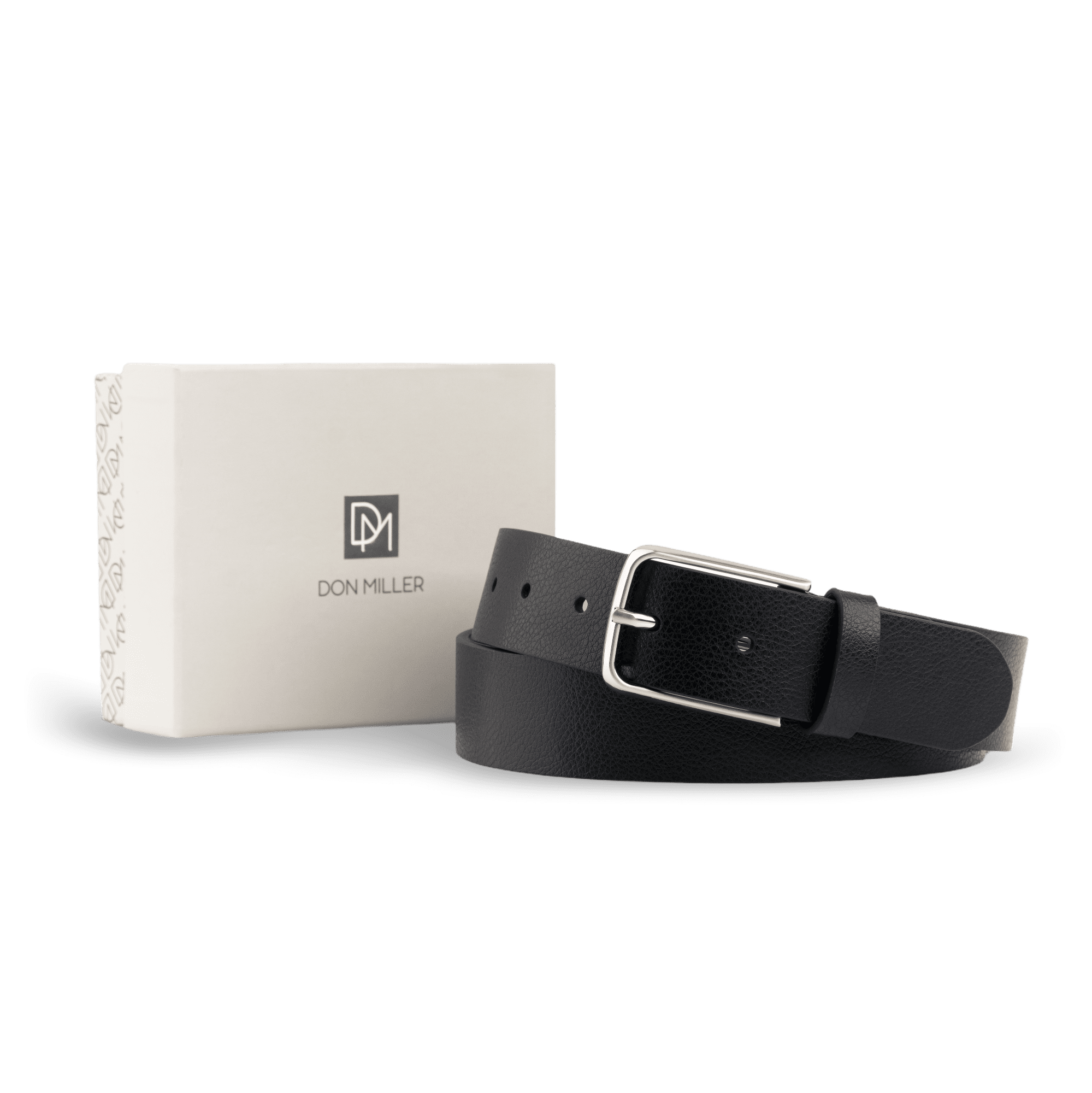 Signature Stripe Casual Leather Belt - Don Miller