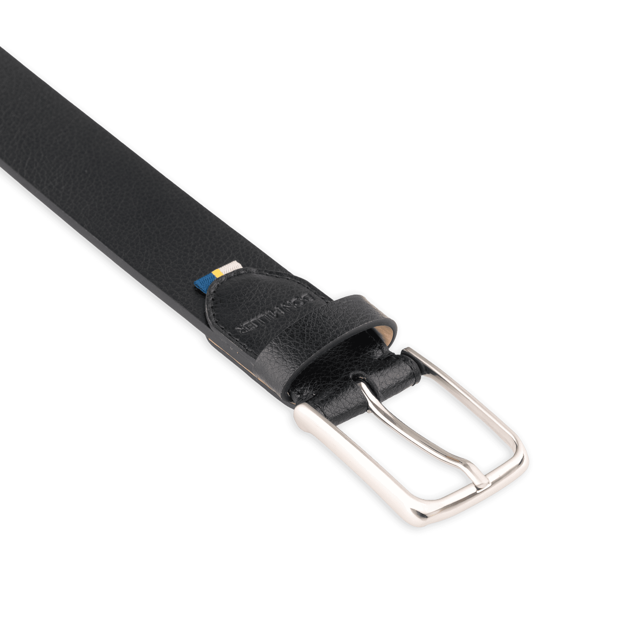 Signature Stripe Casual Leather Belt - Don Miller
