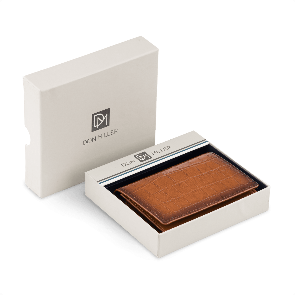 Urban Croco Gusseted RFID Card Case - Don Miller