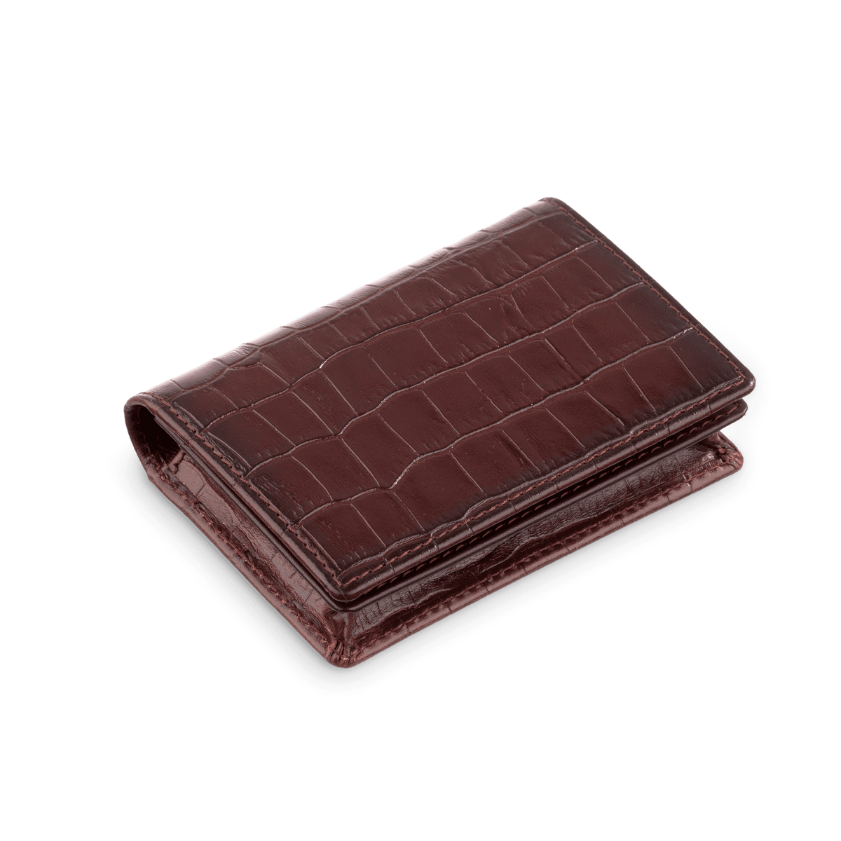 Urban Croco Gusseted RFID Card Case - Don Miller