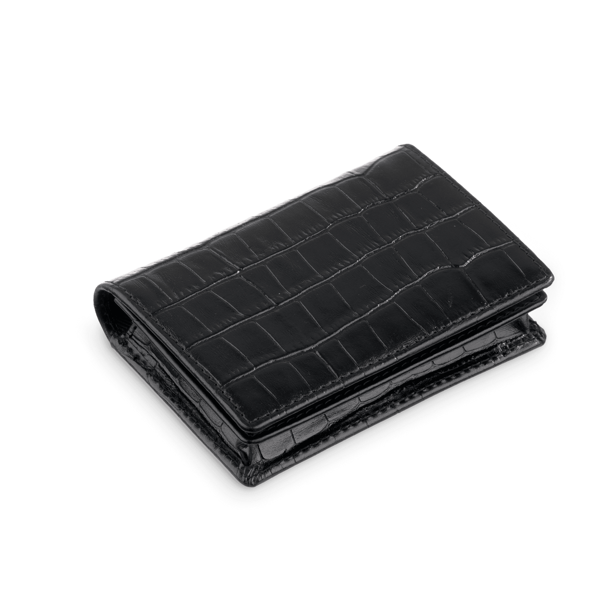 Urban Croco Gusseted RFID Card Case - Don Miller