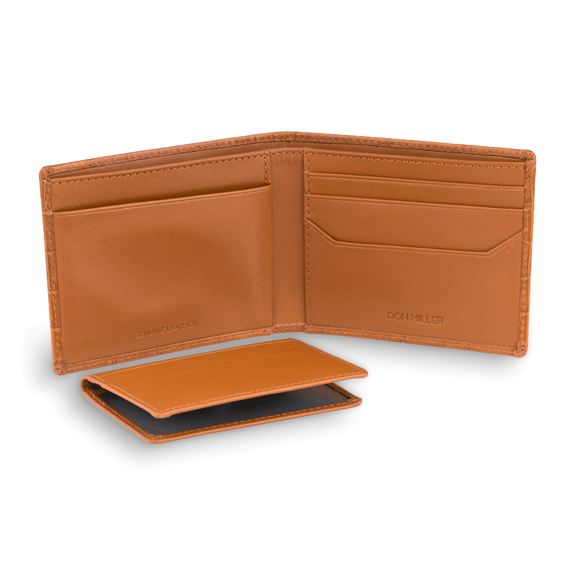 Urban Croco Removable Passcase RFID Wallet - Don Miller