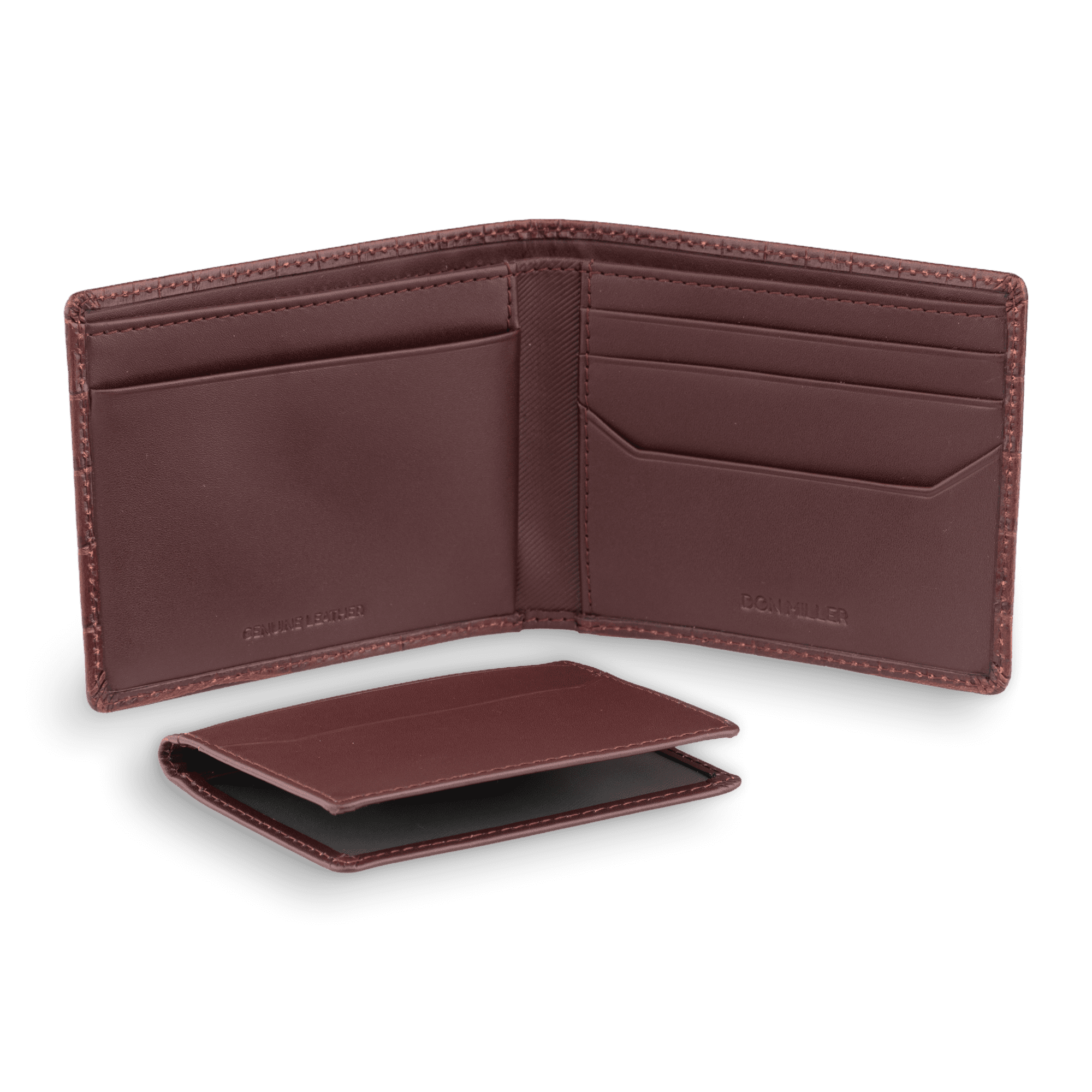 Urban Croco Removable Passcase RFID Wallet - Don Miller
