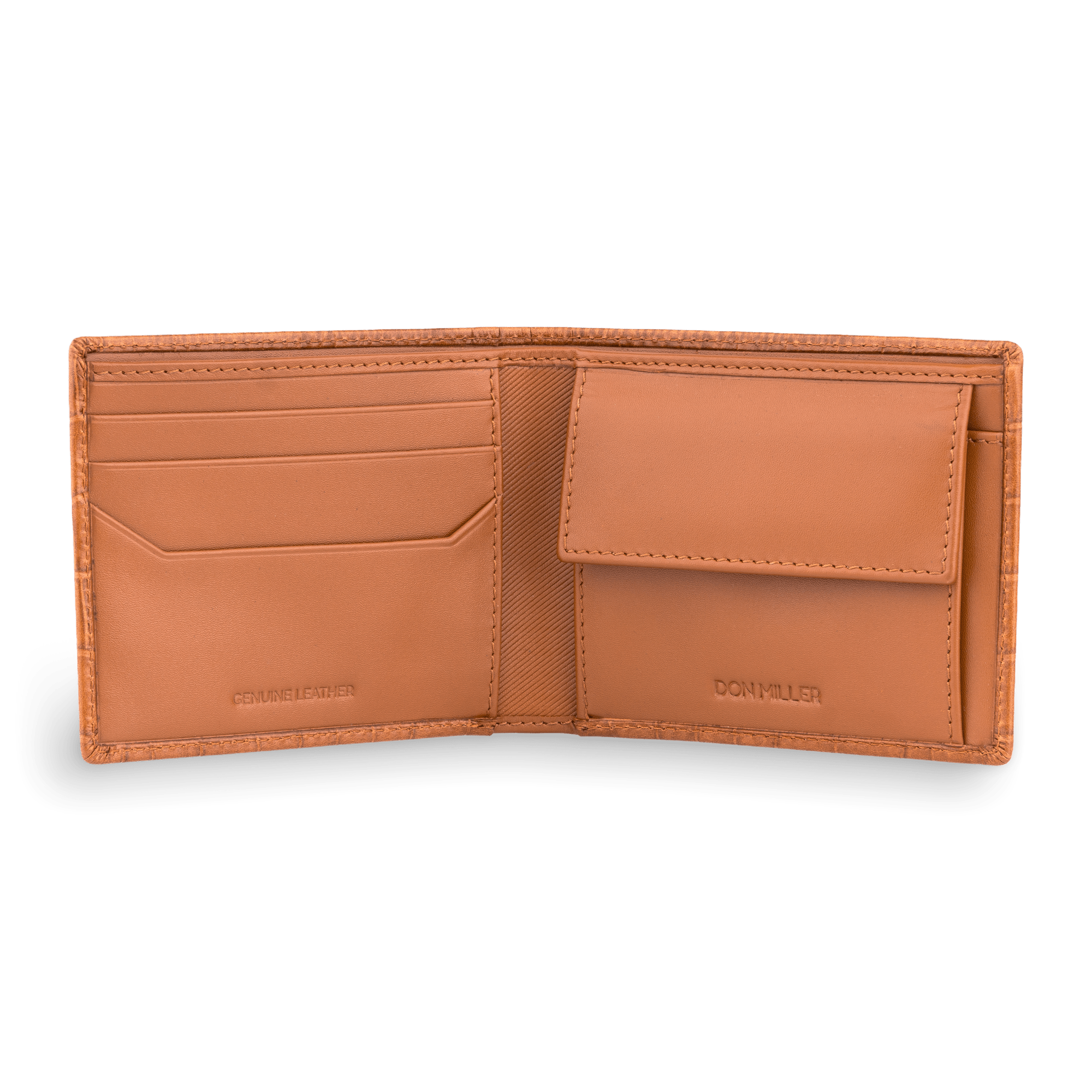 Urban Croco Slimfold Coin Pocket RFID Wallet - Don Miller