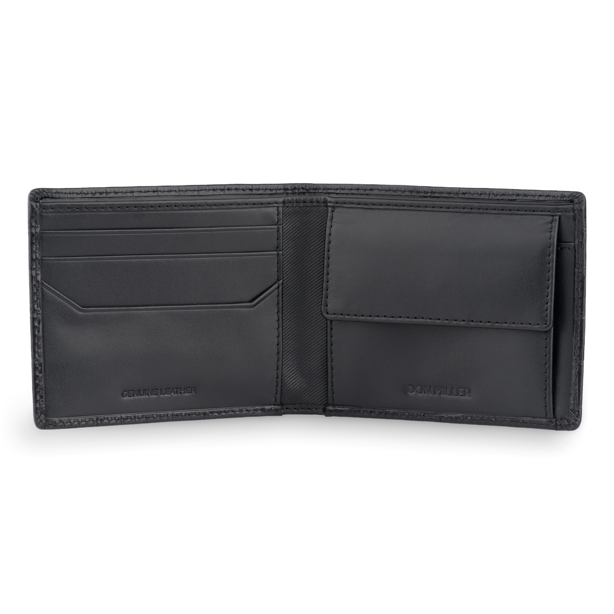 Urban Croco Slimfold Coin Pocket RFID Wallet - Don Miller